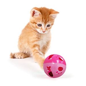 Pets First Feeding Toys for Cats, Dogs, and Small Mammals | Convenient Dispenser Ball Toys Provide Continuous Fun and Healthy Habits